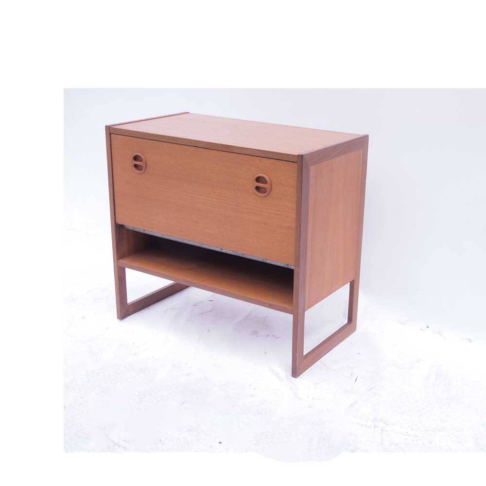 Vintage Swedish Scandinavian vinyl bar furniture