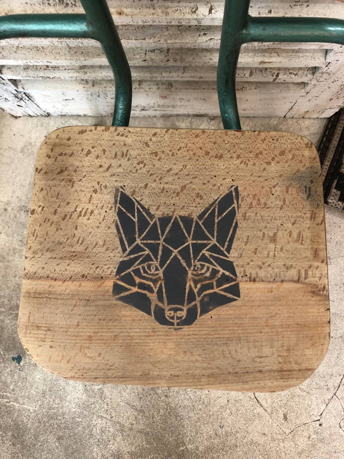 Wooden children's chair