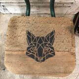 Wooden children's chair