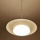 Very Large Art Deco Bauhaus Glass Pendant Light