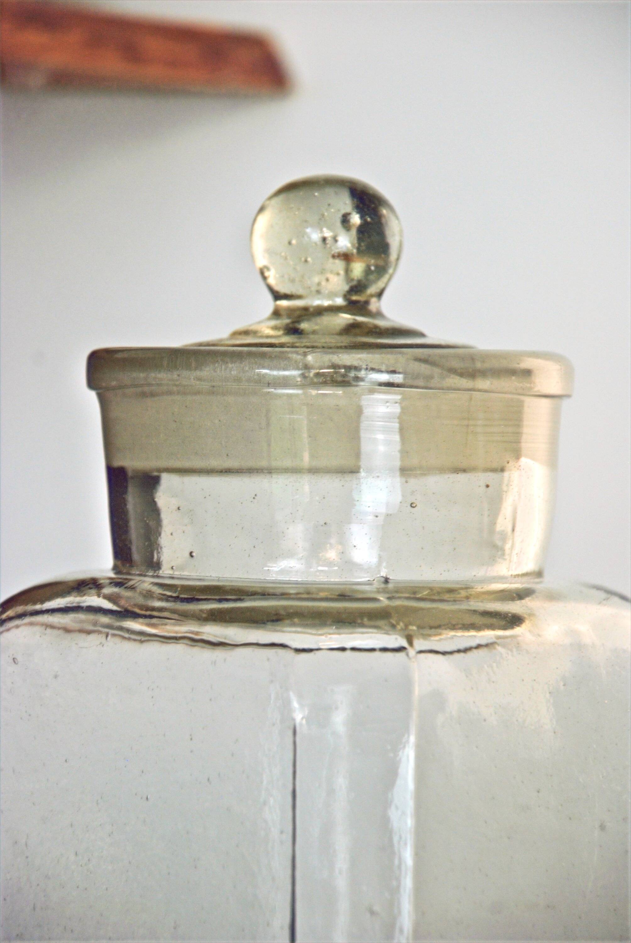 Vintage glass candy dish