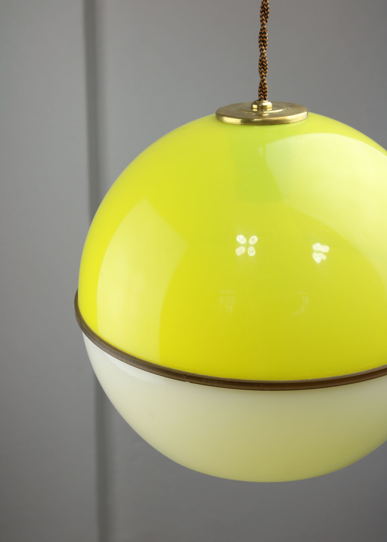 Space-age Plexiglass Pendant Lamp, 1970s