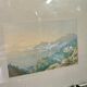 Watercolour C.W. M. Van de Velde Mediterranean coast near Cannes