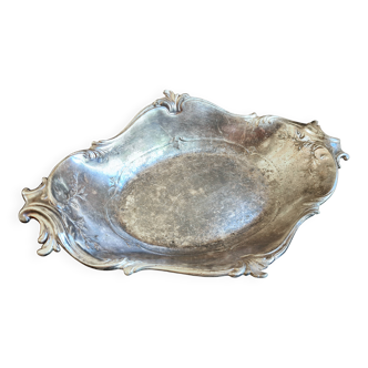 Élégante corbeille à pain « Cristofle » style Louis XV – Métal argenté Gall