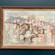 Original Swedish Oil on Panel – “Composition” by Gösta Calmayer – Signed – Dated 1961 – Vintage & Framed – 62 × 45 cm (24.4" × 17.7")