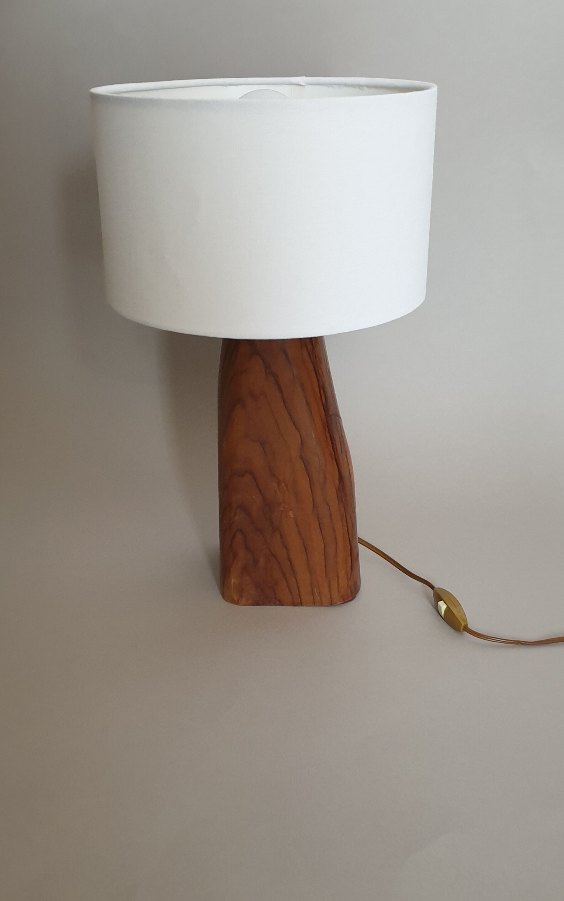 Vintage brutalist table lamp