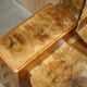 Art Deco dressing table in satin walnut with mirror, circa 1930.