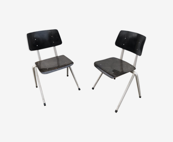Paire de chaises Galvanitas S18