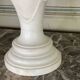 Paire de vases en marbre blanc statuaire, bronze doré, vers 1900