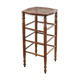Vintage wooden bar stool and cannage