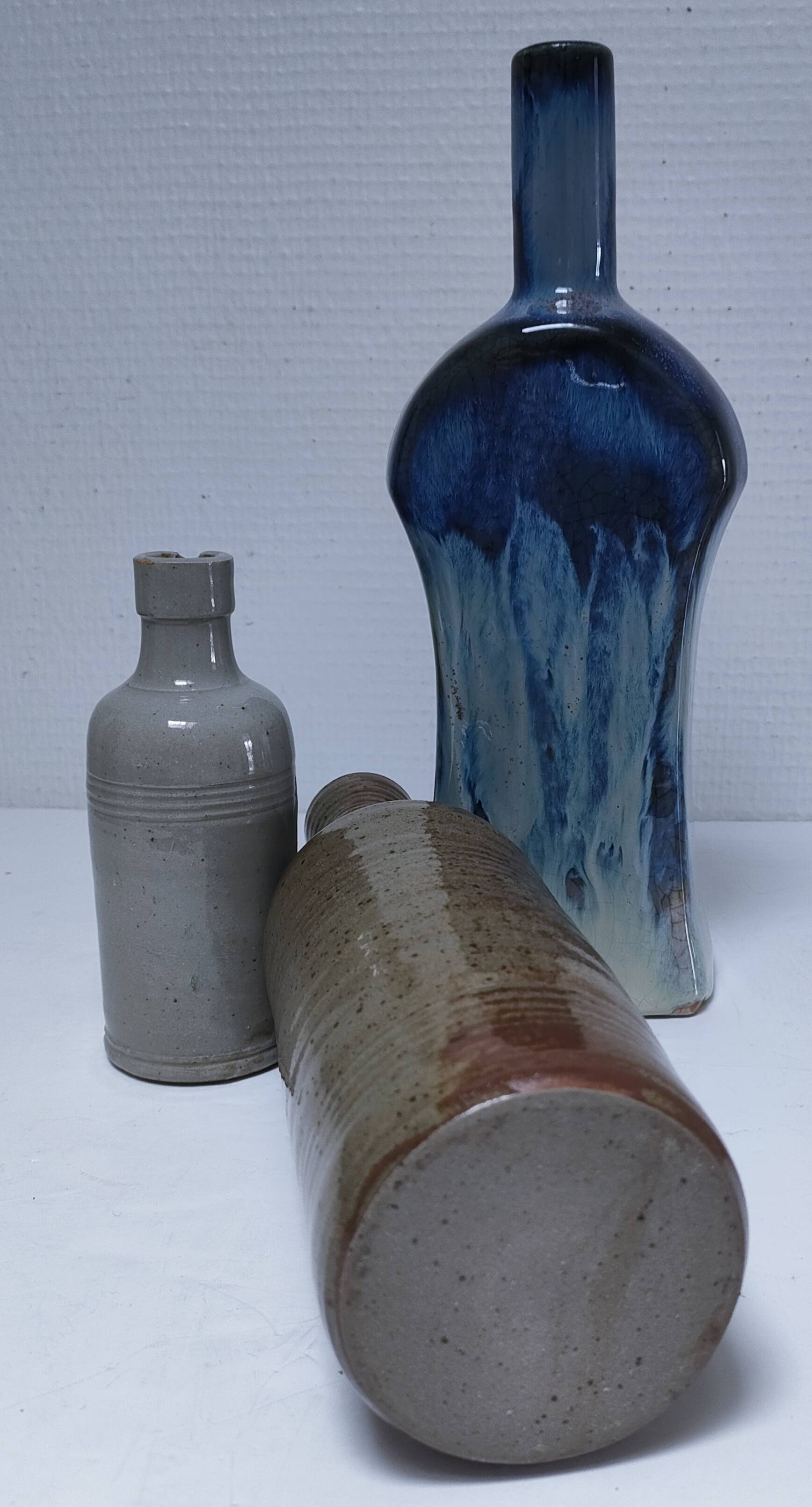 Three vintage soliflore ceramics