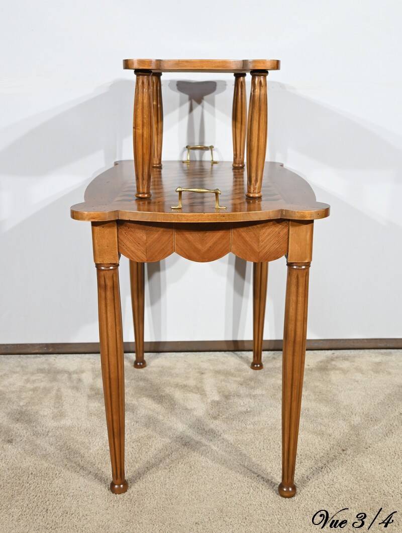 Walnut and Rosewood Marquetry Service Table – 1940