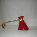 Diabolo arm wall lamp from the 50s