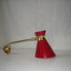 Diabolo arm wall lamp from the 50s