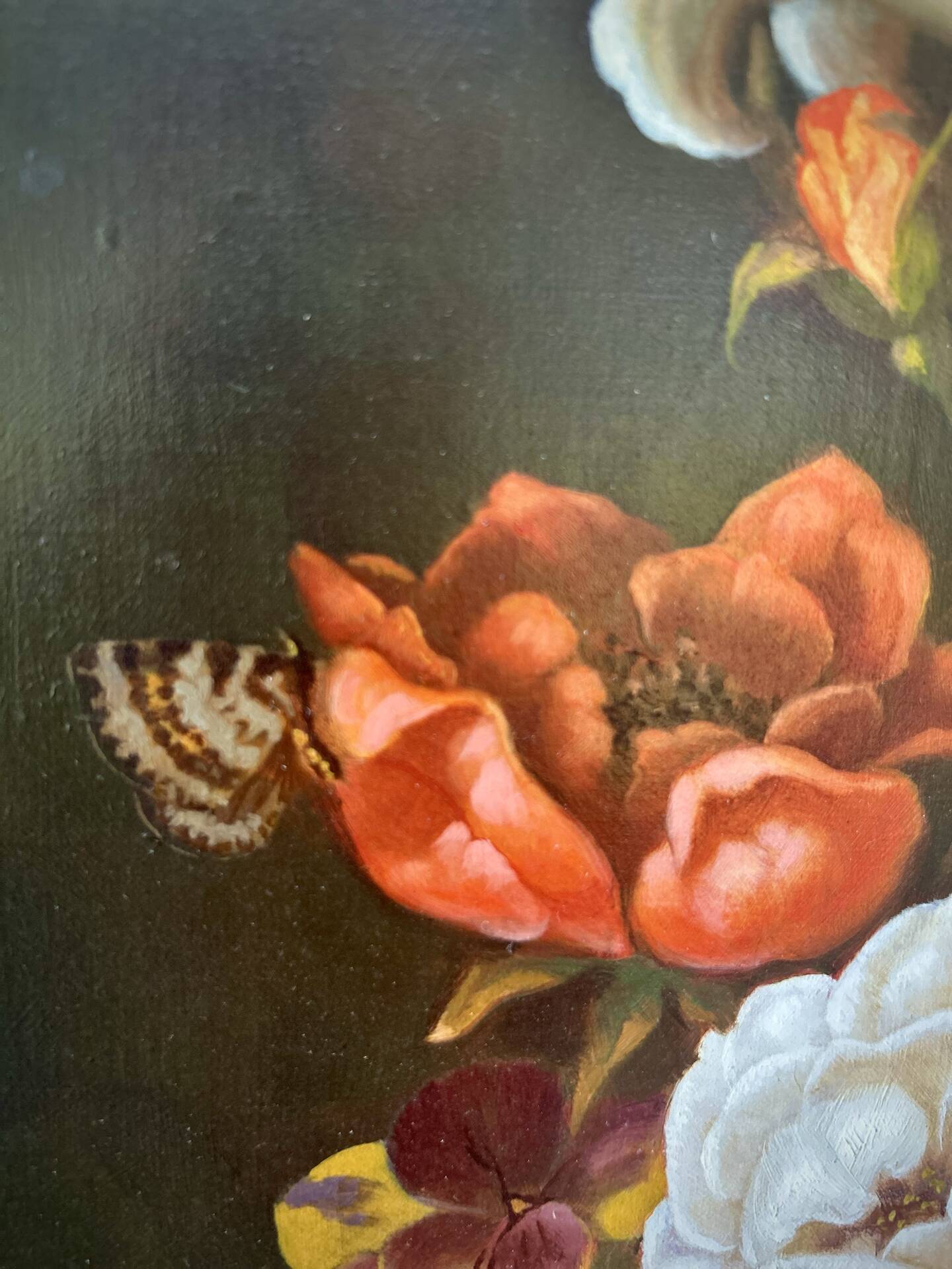 Oil on canvas FLOWER BOUQUET