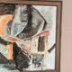 Swedish Original Oil on Canvas – "Abstract Composition" by Eivor Lindberg – 1967 – Signed – Vintage and Framed – 68 × 52 cm (26.8 in × 20.5 in)