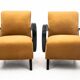 Paire de fauteuils Art Déco, design J. Halabala, République tchèque, années 1930