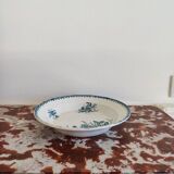 Round dish in Sainte Amandinoise iron earth