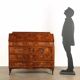Cabinet baroque ancien en noyer à 4 tiroirs, Italie XVIIIe siècle