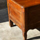 French provincial chest in carved and pegged solid oak, 18th century.