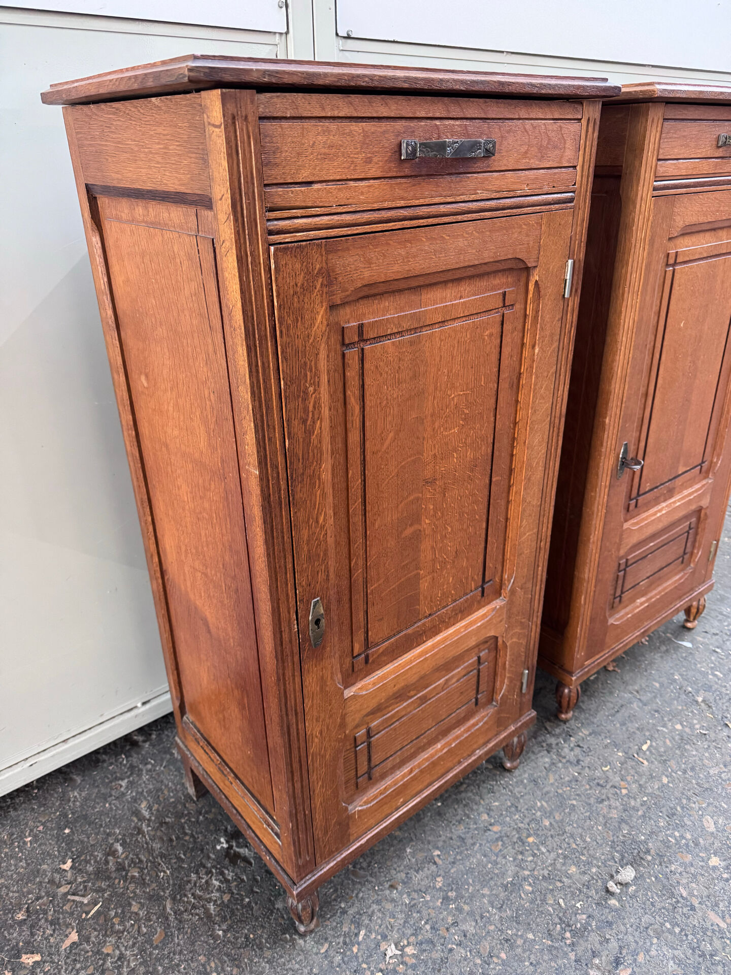Paire petit meuble haut art deco cannées 30/40