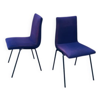 Set of Mid-Century Modern Robin Chairs by Pierre Guariche for Meurop, Belgium, 1950s