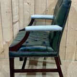 Fauteuil Chesterfield anglais des années 70