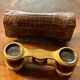 Theater binoculars early 20th century - Crocodile case