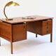Arne Vodder Danish teak desk by GV Møbler, 1960s