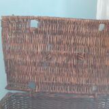 Wicker basket, rectangular - Used for racing - with tilting lid