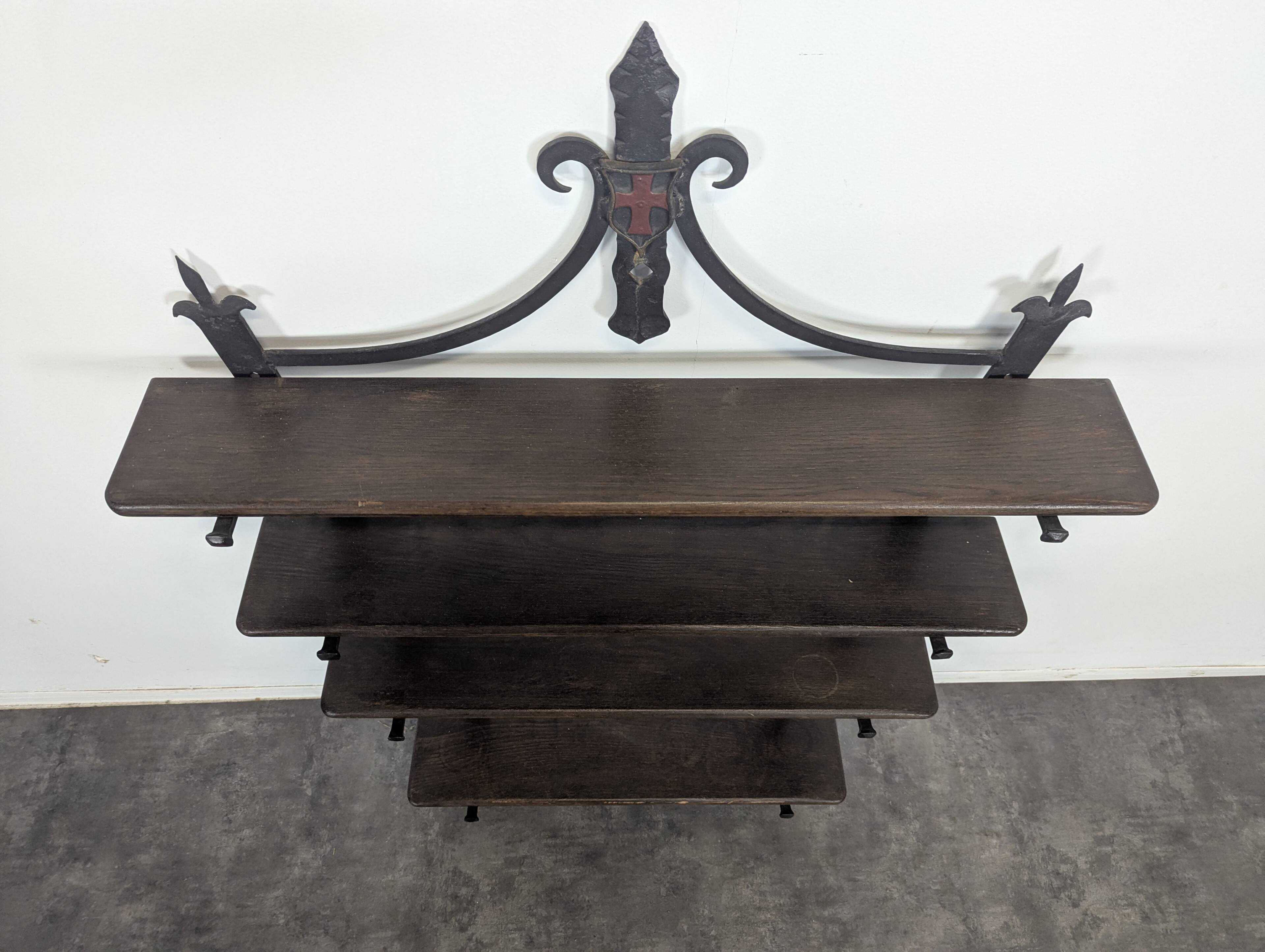 Etagere en fer forgé