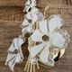 Set of Murano flower wall sconces