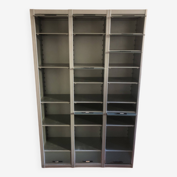 Industrial type metal cabinet with 30 compartments