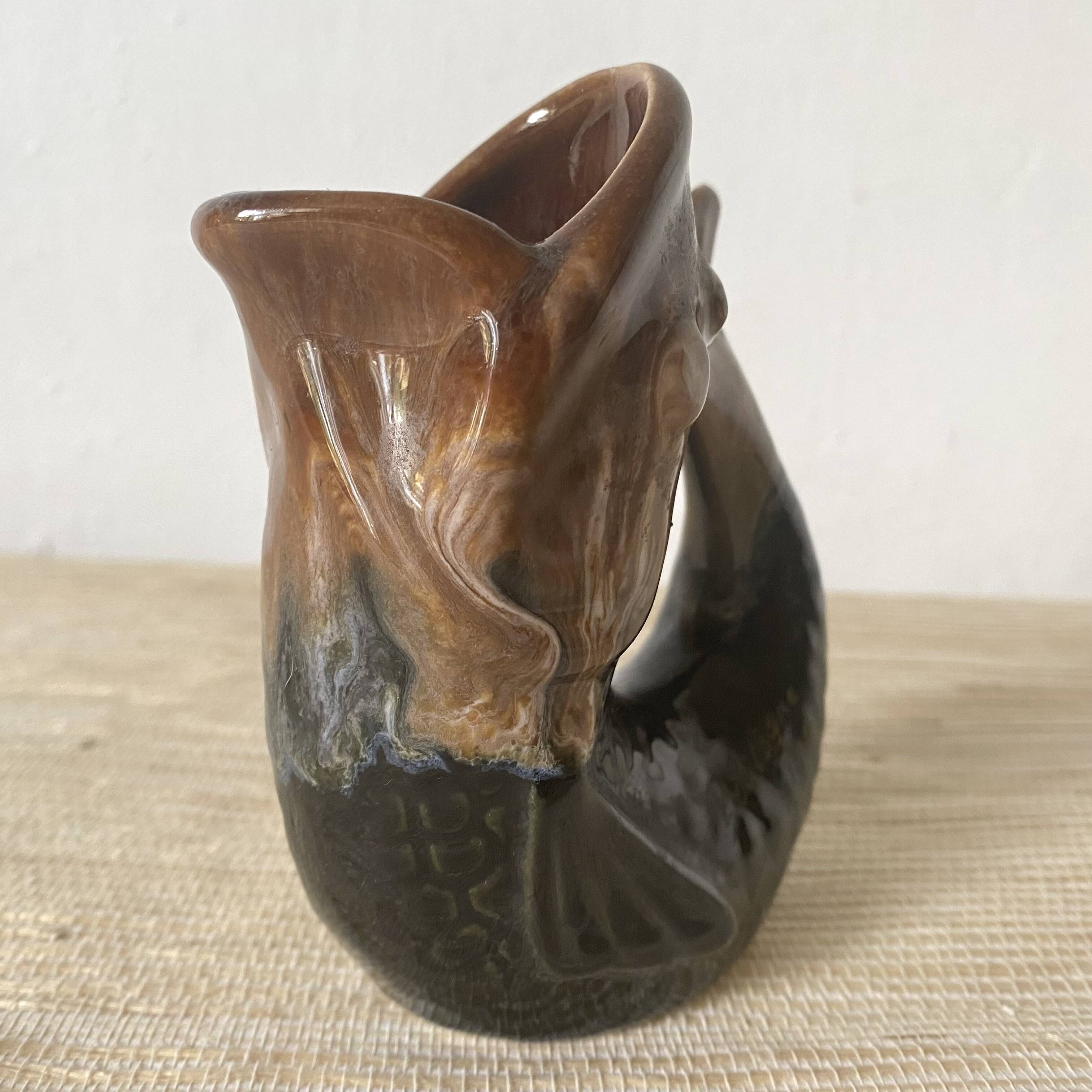 Vintage fish vase 12 cm