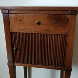 Table de chevet à rouleau de style directoire ancienne, début du 19e siècle