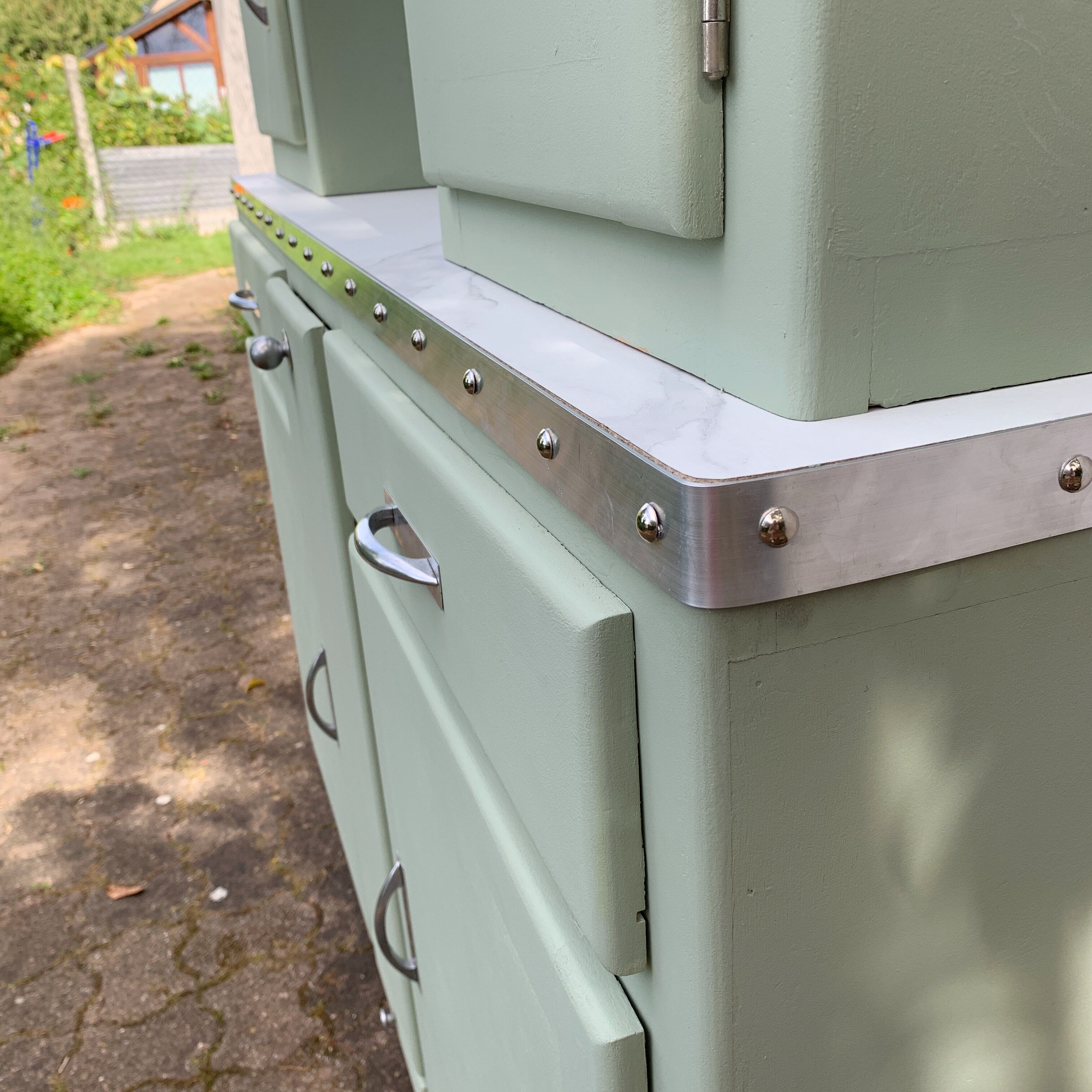 Restored mado buffet with bottle lockers