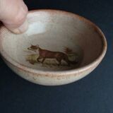 Vallauris dish with a fox