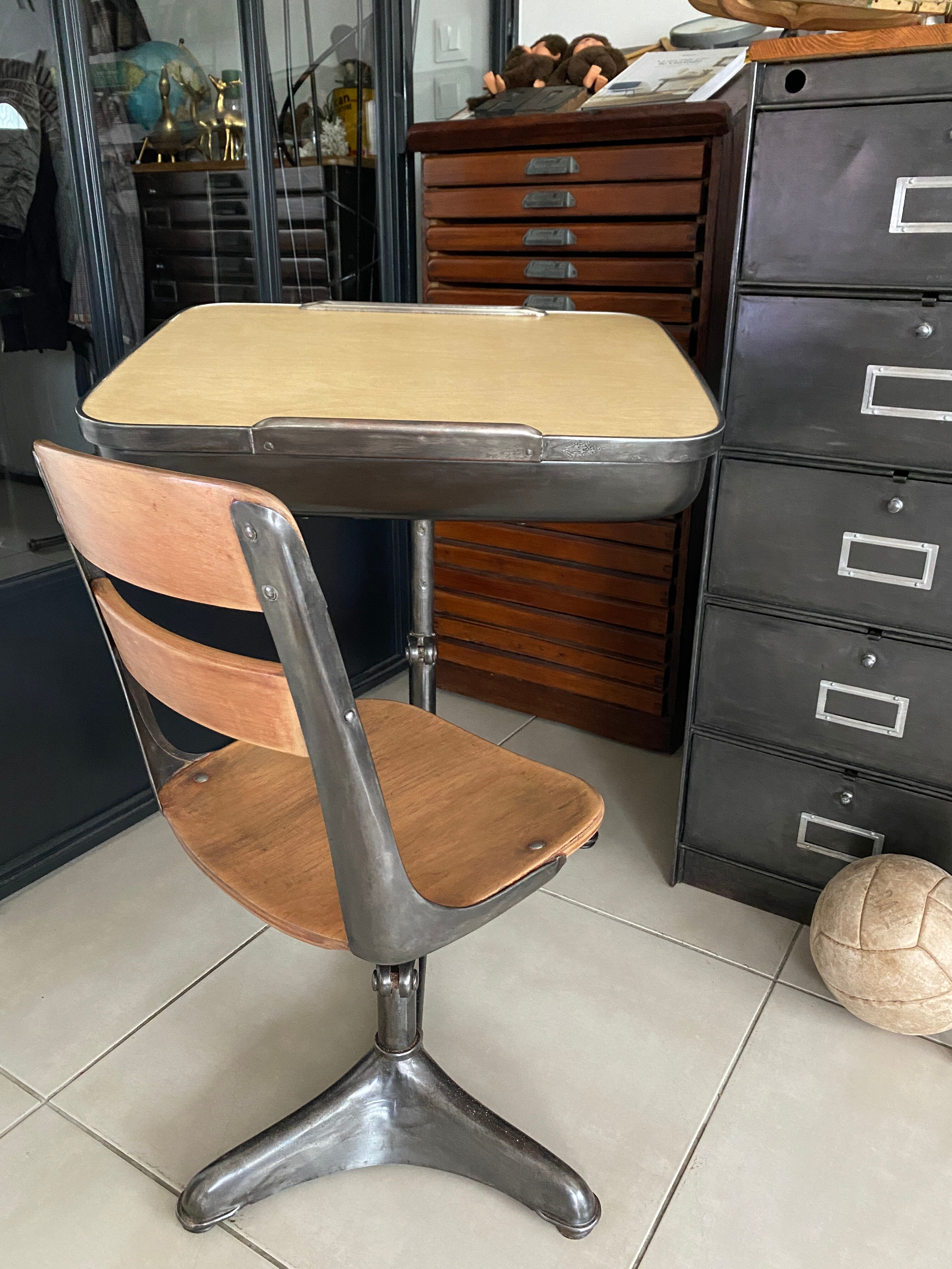 Vintage American school desk