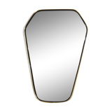 1960s free-form mirror - 49 X 33 cm