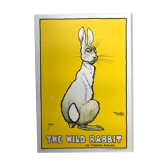Affiche lithographique de Georges Arliss - The Wild Rabbit (1899) - Années 2010