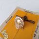 Vintage furniture knob in Louis XVI style, gilded with fine gold.