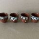 Set of 4 Russian ceramic egg cups