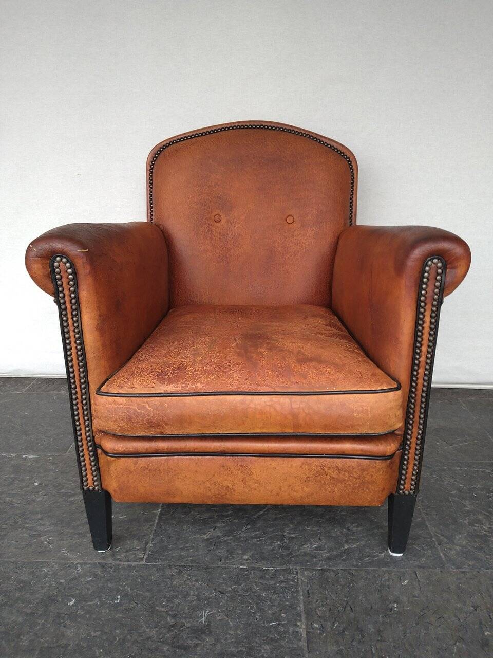 Club chair From OCL Vintage Sheepskin