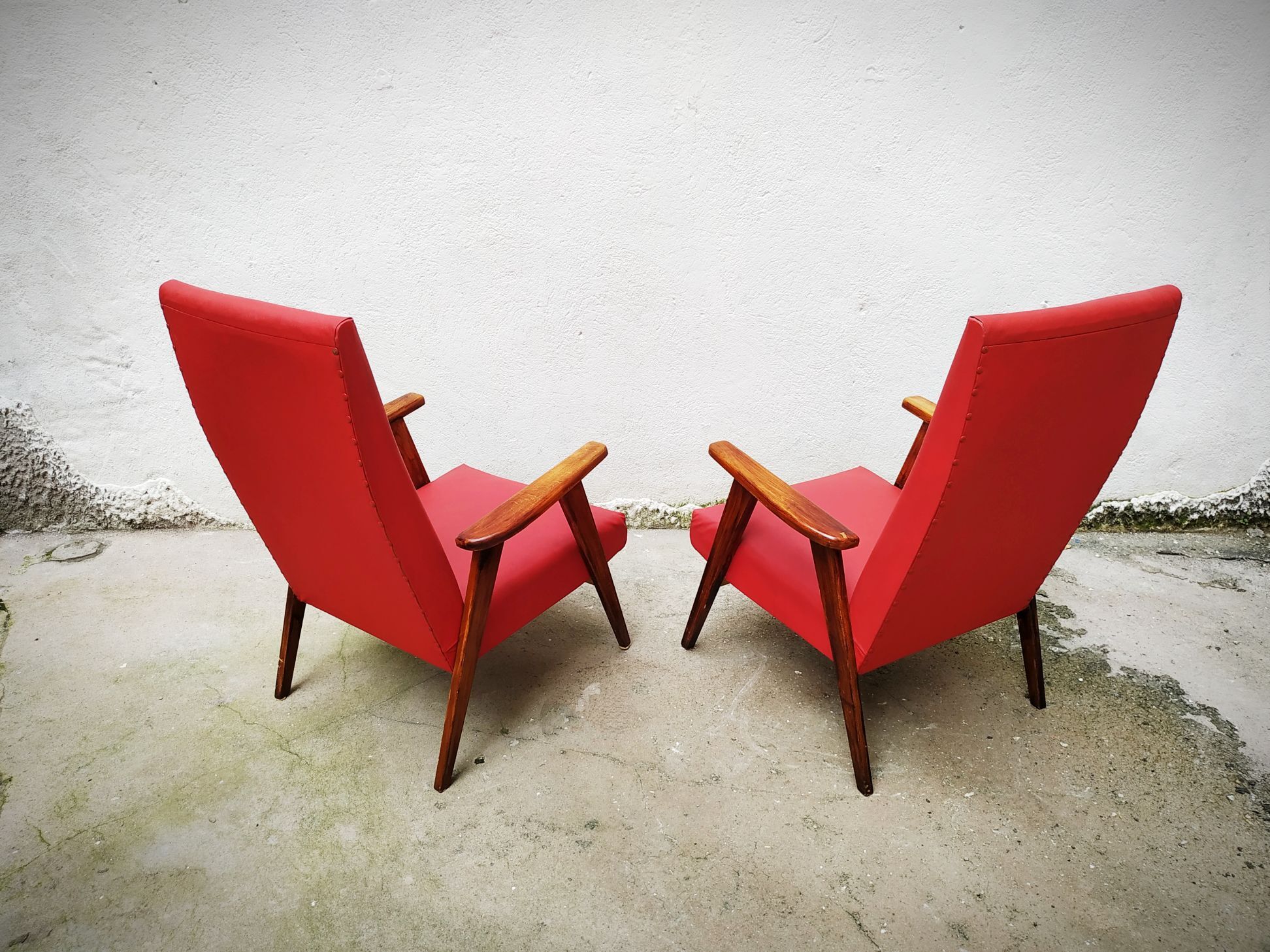 Pair of Scandinavian armchairs