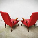 Pair of Scandinavian armchairs