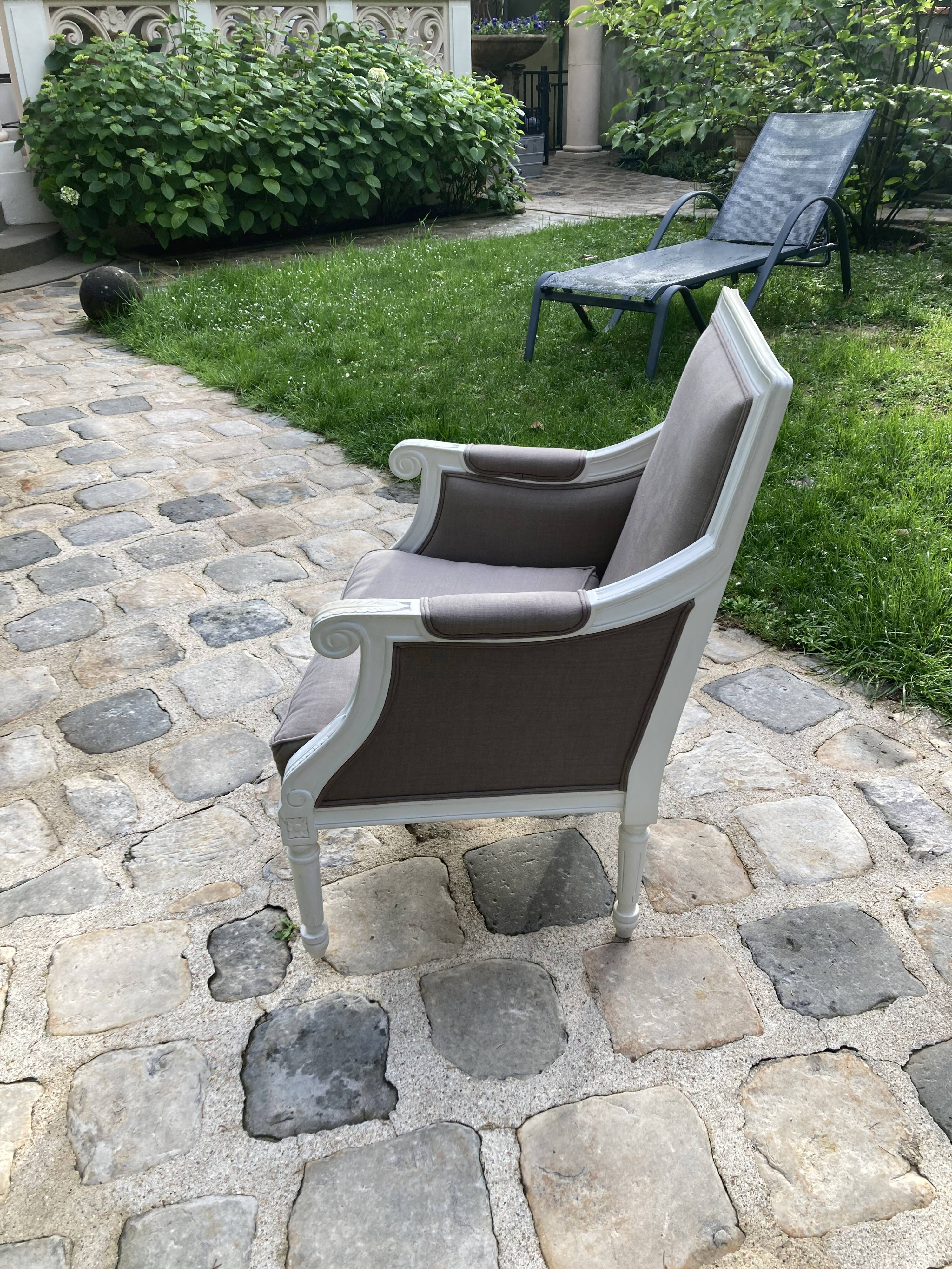 Louis XVI style bergère