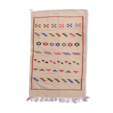 Moroccan carpet bohemian cream