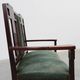 Art Nouveau Walnut Settee with Floral Marquetry, Belgium, ca. 1900