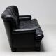 Three-seater sofa "Jupiter" in black leather by Arne Norell, Sweden, 1960.