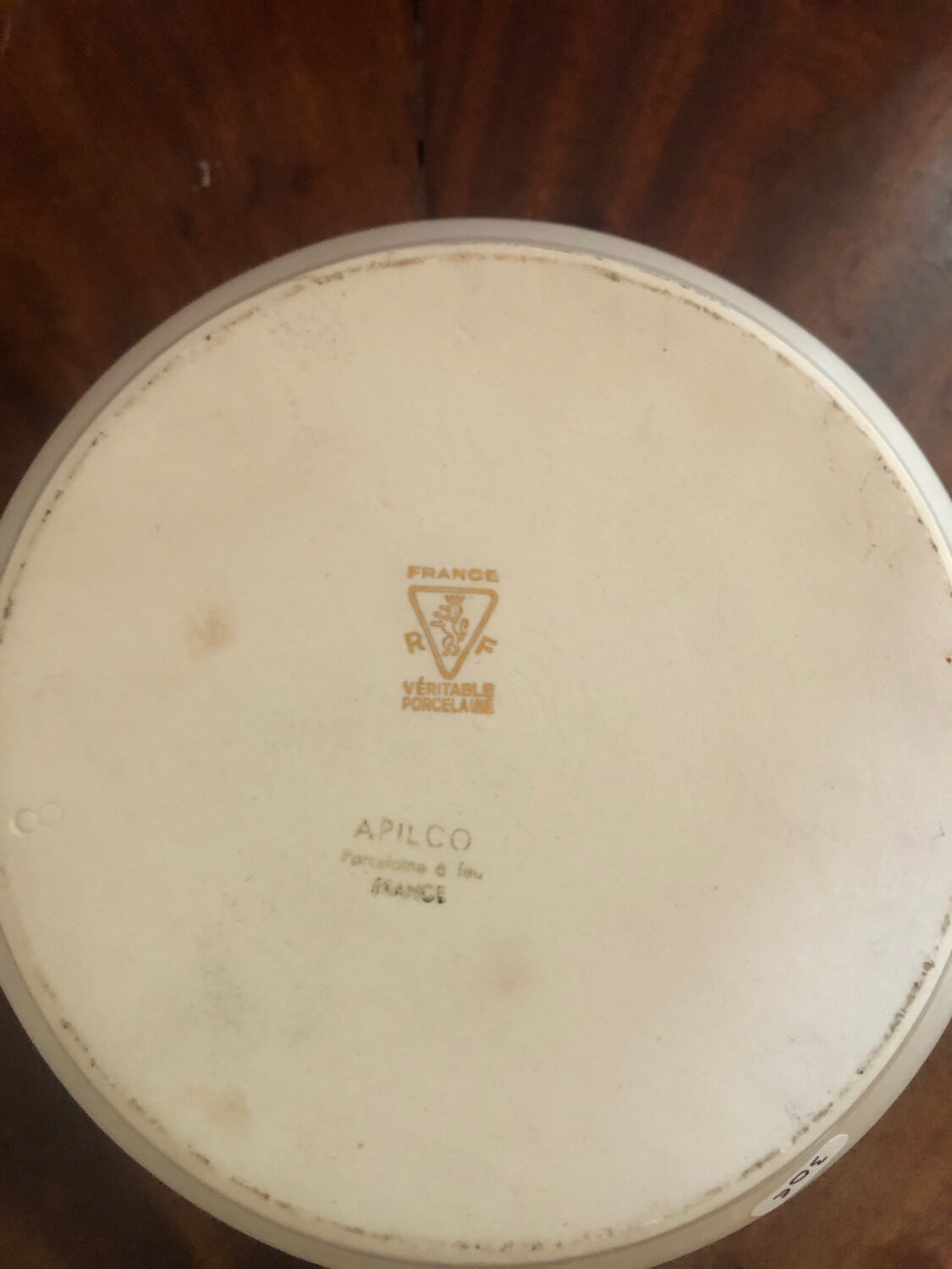 Vegetable porcelain Apilco